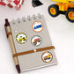 Truck Stickers for Kids 500PCS Perforated Roll Construction Sticker Car Home Family Birthday Party