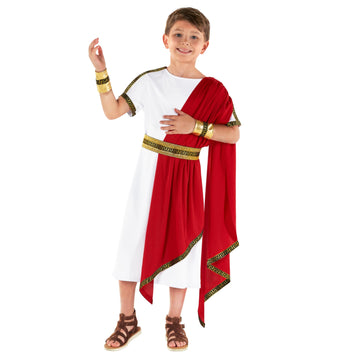Morph Roman Costume Kids Greek Toga Costume Kids Greek God Boys Emperor Halloween Costumes For Boys L