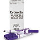 Crayola Broad Line Markers - Violet (12Ct), Markers For Kids, Bulk School Supplies For Teachers, Nontoxic, Marker Refill With Reusable Box