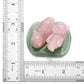 Crystaltears Rose Quartz Mandarin Ducks Love Birds On Lotus Leaf Green Aventurine Fengshui Figurines With Box Gift Valentines Day Gift