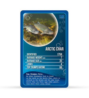 Freshwater Fish Top Trumps Card Game