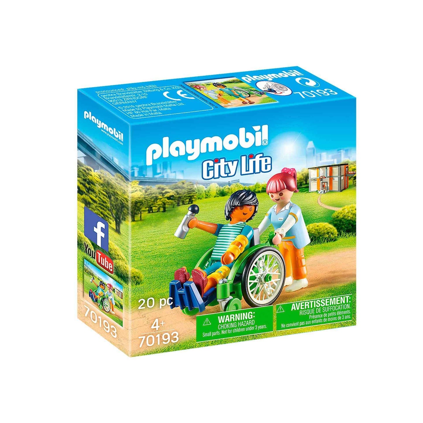 Playmobil Patient in Wheelchair