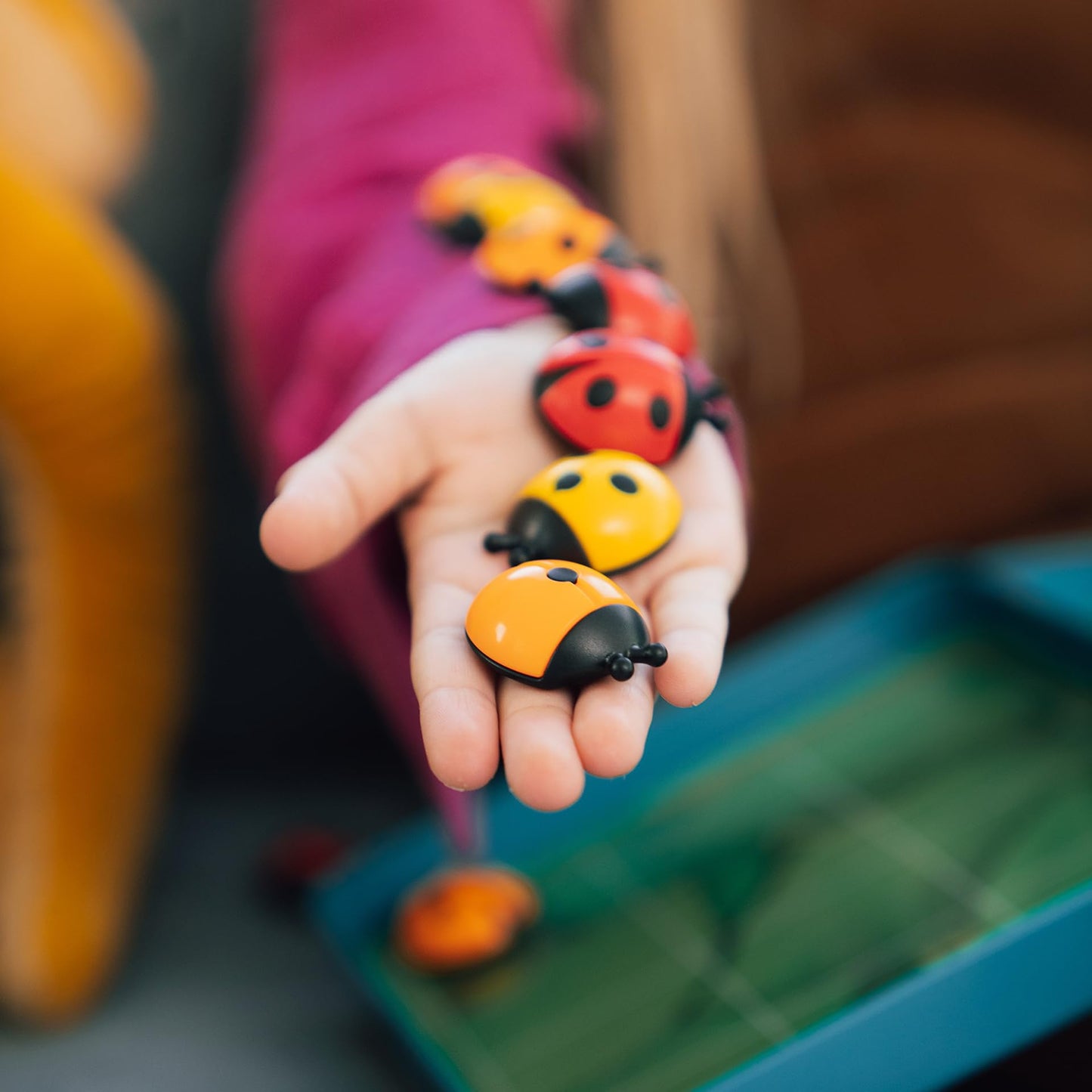 SmartGames LogiBugs Metal Box Magnetic Travel Game with 48 Challenges for Ages 6 - mature-themed
