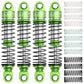 GLOBACT for 1/18 TRX4M Shocks 52mm Aluminum Front & Rear Shocks RC Crawler Car Upgrade Accessories (4PCS Green)
