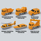 Leidu Mangetic Transform Engineering Car Assembled Toys, Transforming Robot Car Toy, Kids' Play Construction Vehicles, Outdoor T