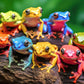 Cross & Glory - Rainbow Ribbit: Frog Ensemble - 1000 Piece Jigsaw Puzzle For Adults | Vibrant Puzzle | Premium Quality | Unique