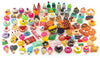 100 Pieces Miniature Food Drink Bottles Pretend Play Kitchen Game Party Toys Dollhouse