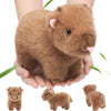 OUOZZZ Highland Cow Stuffed Animal - Mini Baby Scottish Cow Plush Toy - Soft & Realistic  Travel-Friendly & Portable Gift for Girls  Boys  Toddlers & Kids 9.4