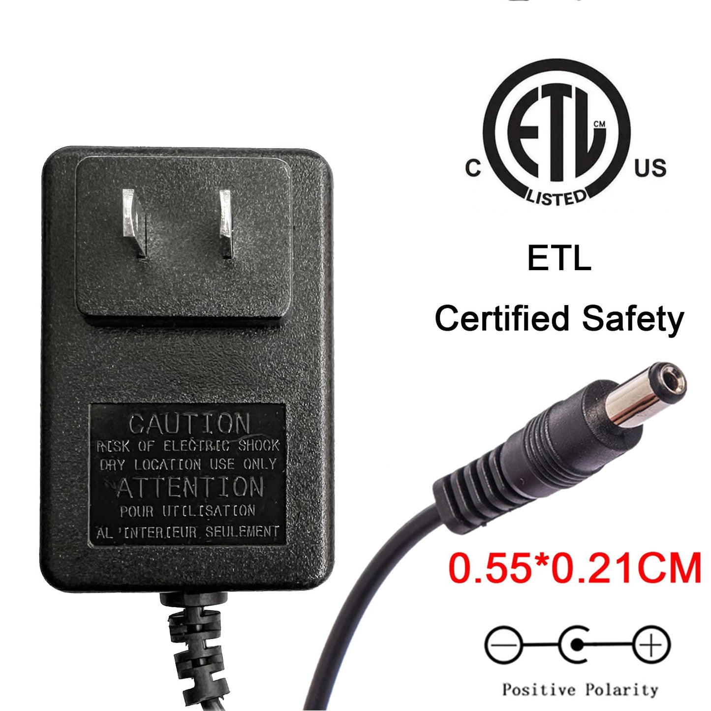 Vitalkos 24V Battery Charger For Kids Electric Vehicles Accessories, Universal Charger For Ride On Toys (28.8Volt 0.5A)