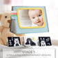 ZICOTO Soft Tummy Time Book - Multi Color, Medium Size, Silicone - Sensory Developmental Toy with Baby Safe Mirror for Newborns/Infants
