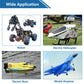 Adeept 2 Pcs 996R Servo Motors Metal Gear Torque Digital Servo Motor High Speed For Smart Car Jr Boat Robot Rc Helicopter Arduin