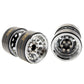 Meus Racing 1.9'' Beadlock Wheels Rims, 120.5G Brass & Aluminum Deep-Dish Wheels For 1/10 Rc Crawler Scx10 Trx4 Vs4-10 Gen8 (D-S