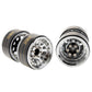 Meus Racing 1.9'' Beadlock Wheels Rims, 120.5G Brass & Aluminum Deep-Dish Wheels For 1/10 Rc Crawler Scx10 Trx4 Vs4-10 Gen8 (D-S