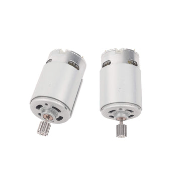 2 Pcs 550 40000Rpm 12 Volt Electric Motor, High Speed Rs550 12V Motor Gearbox Accessories For Power Wheels Children Ride On Car Parts