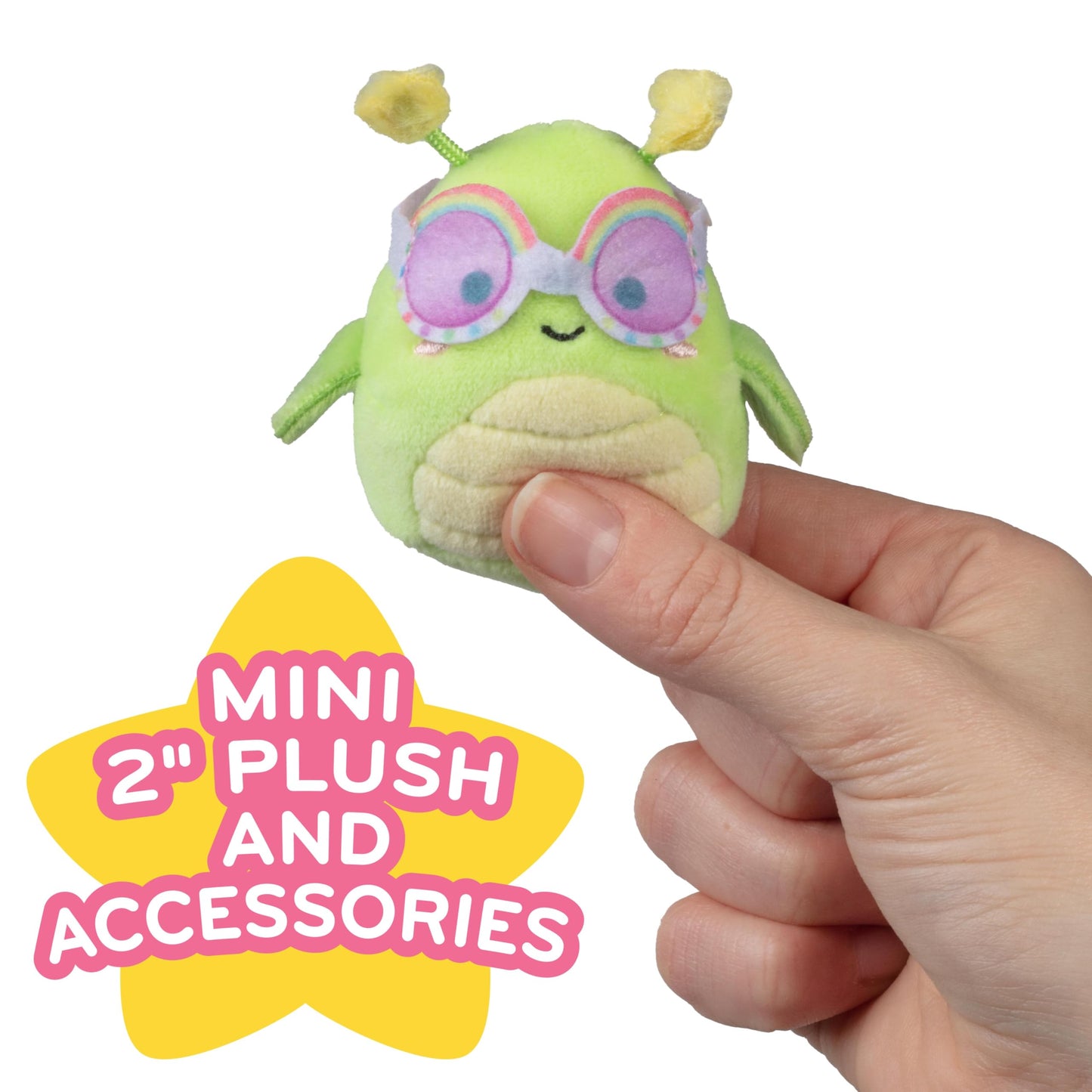 Squishmallows Squishville Series 12 Mini Mystery Plush (5 Pack) Official Jazwares Plush - Collectible Soft & Squishy Easter Eggs Blind Capsules - Styles May Vary - Gift For Boys, Girls & Kids