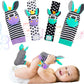 Rattle Set For Babies 06 Months, Sensory Toys For Visual Auditory Development, Hand Eye Coordination Training, Soft Baby Socks 