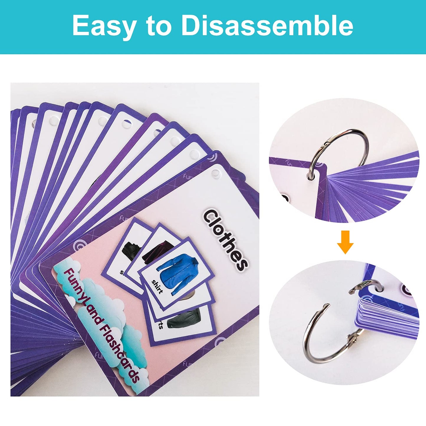 Lilias Clothes Flash Cards, Toddler Learning Toys, Preschool Learning Toys, Homeschool Supplies, Learning Supplies For Kindergar