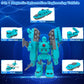 Lawfig Magnetic Transform Vehicles Assembled Toys, Construction Vehicles With Storage Box, 8 In 1 Robot Toys Set, Magnetic Block