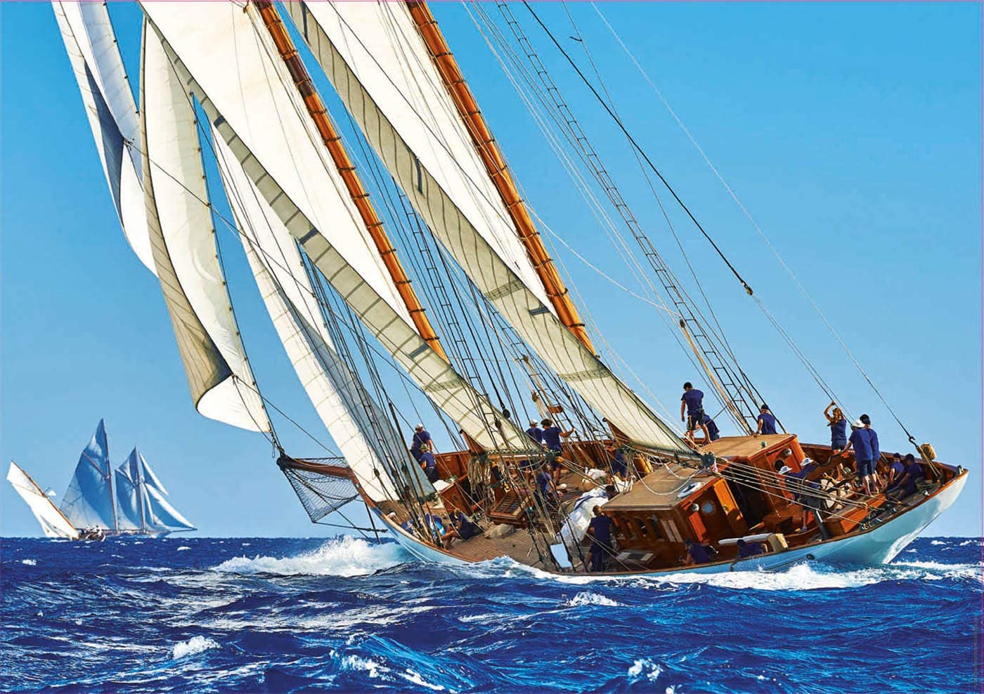 Educa - Yacht - 1000 Piece Jigsaw Puzzle - Puzzle Glue Included - Completed Image Measures 26.8' X 18.9' - Ages 14+ (18490)
