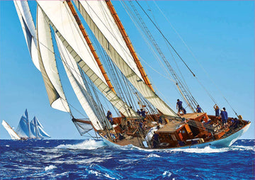 Educa - Yacht - 1000 Piece Jigsaw Puzzle - Puzzle Glue Included - Completed Image Measures 26.8' X 18.9' - Ages 14+ (18490)