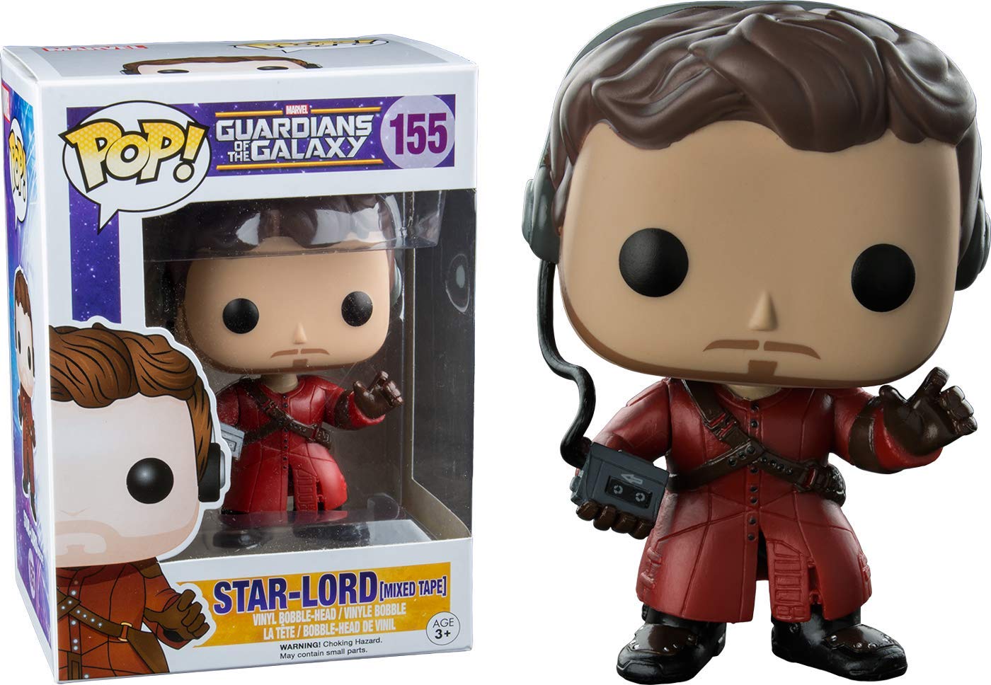 Funko Marvel Guardians Of The Galaxy Star Lord Mixed Tape Pop Vinyl Figure No. 155
