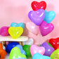 ITAF Set of 50 Pcs Heart Shaped Latex Balloons For Birthday/Anniversary/Valentines/Wedding/Engagement Party Decoration  Multic