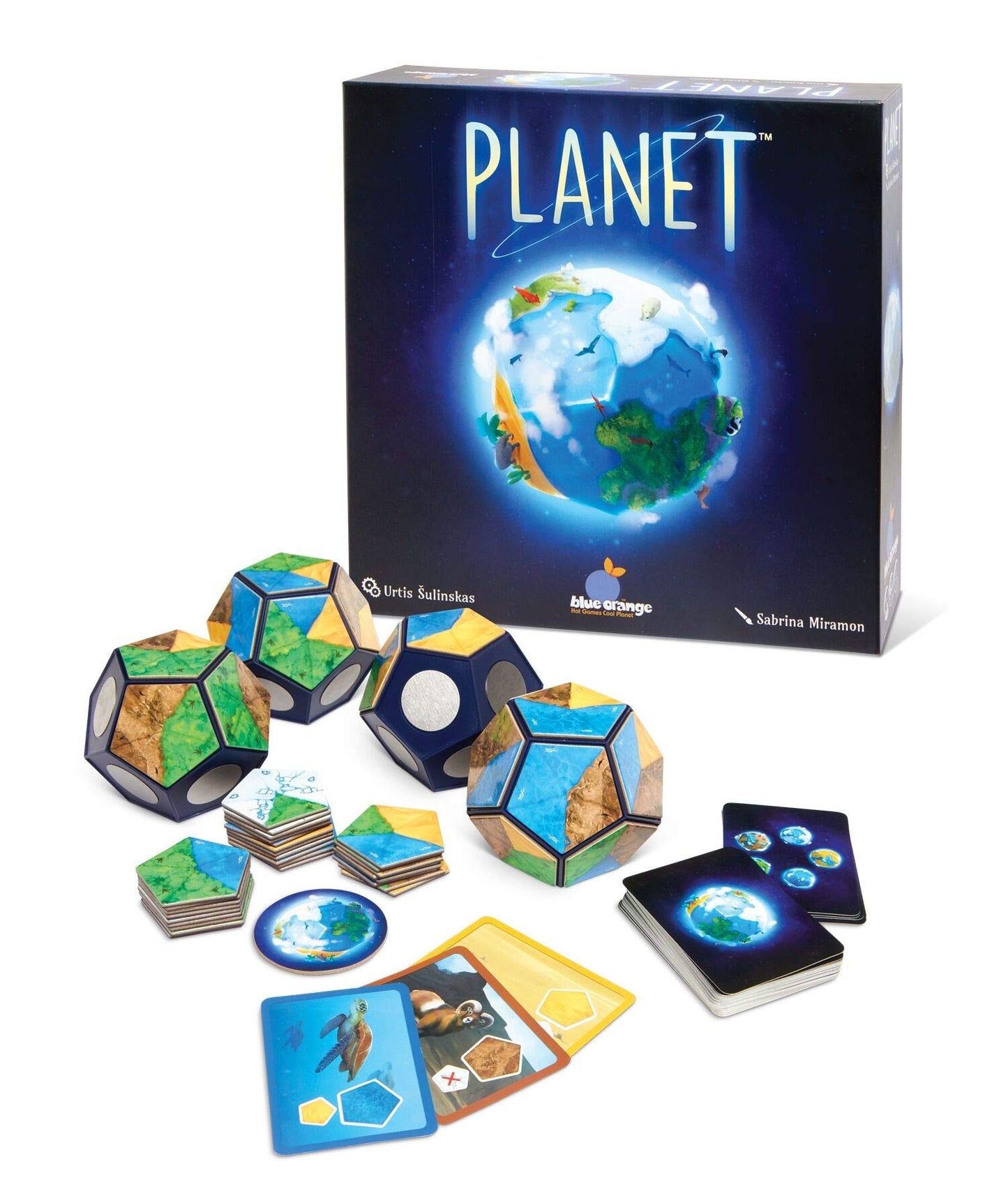 Blue Orange Planet Board Game - 3D Strategy Game for 2-4 Players, Ages 8+, Model 7700, One Size, One Colour