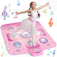 GirlsHome Dance Mat - Unicorn Electronic Dance Pad with 5 Game Modes, LED Lights, Medium, Multi-color, Model Fantasy 9