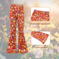 Cuteshower Girl Hippie Costume 70S 60S Hippie Outfits For Girls Halloween Cosplay Party (Brown, 8-9 Years)