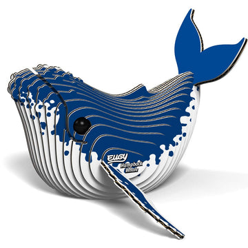 Eugy Humpback Whale 3D Puzzle, 25 Piece Eco-Friendly Educational Toy Puzzles For Boys, Girls & Kids Ages 6+