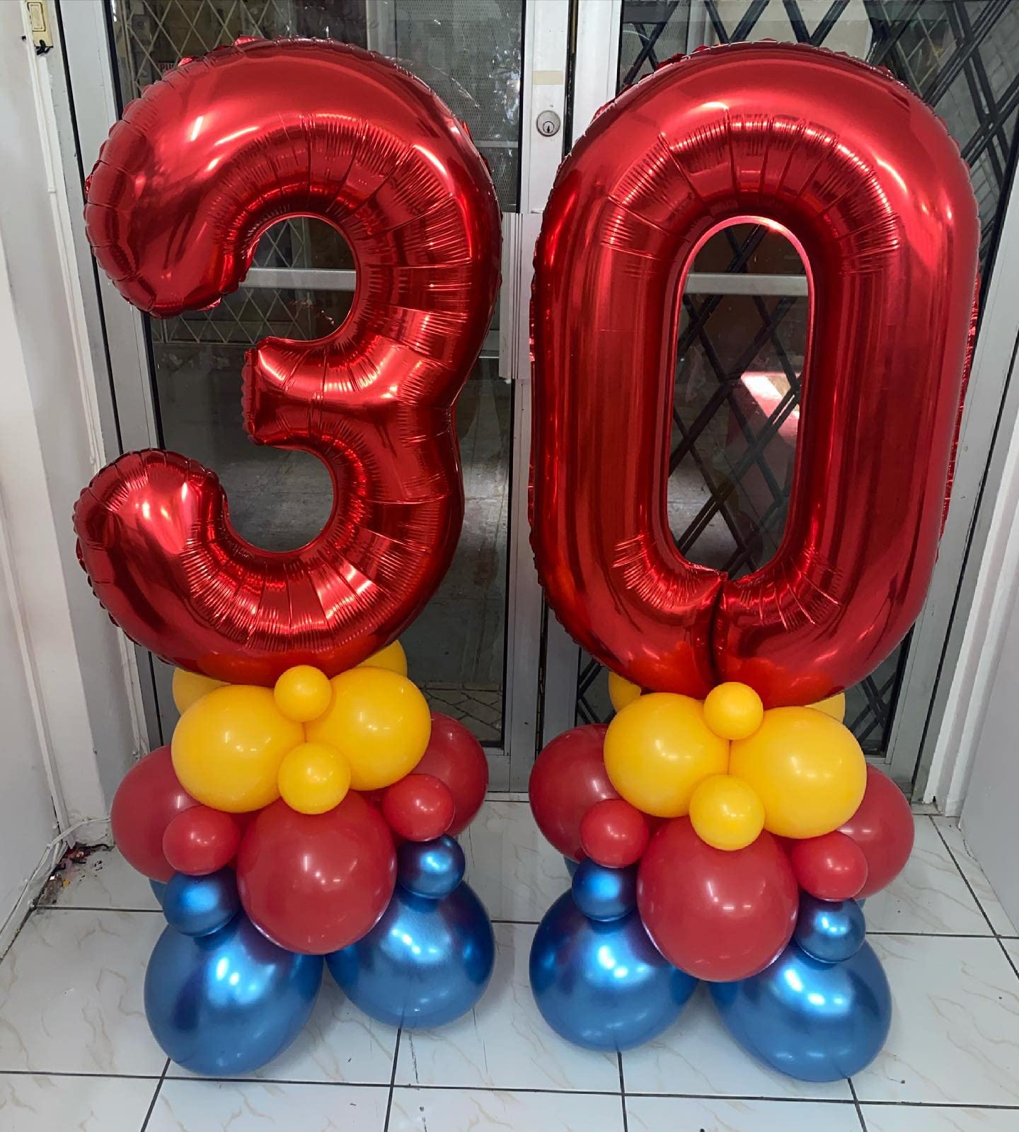 40 Inch Red Number 30 Balloons Giant 30 Balloons Red Dirty 30 Birthday Balloons 30 Birthday Anniversary Party Decorations Suppli