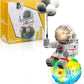 Finger Rock Astronaut Mini Bricks Miniature Building Set Micro Building Kits for Adults and Kids 12-15 Space Toys with Balloons 