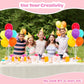 Royuye 7 Sets Balloon Stands For Table Balloon Stand Kits Clear Table Balloon Centerpiece Stand Balloon Holder Decorations For B