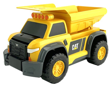 CAT Construction Toys, Truck Constructors Toy Dump Truck - Realistic Lights & Sounds + Easy Transforming + Movable Parts + Sturd
