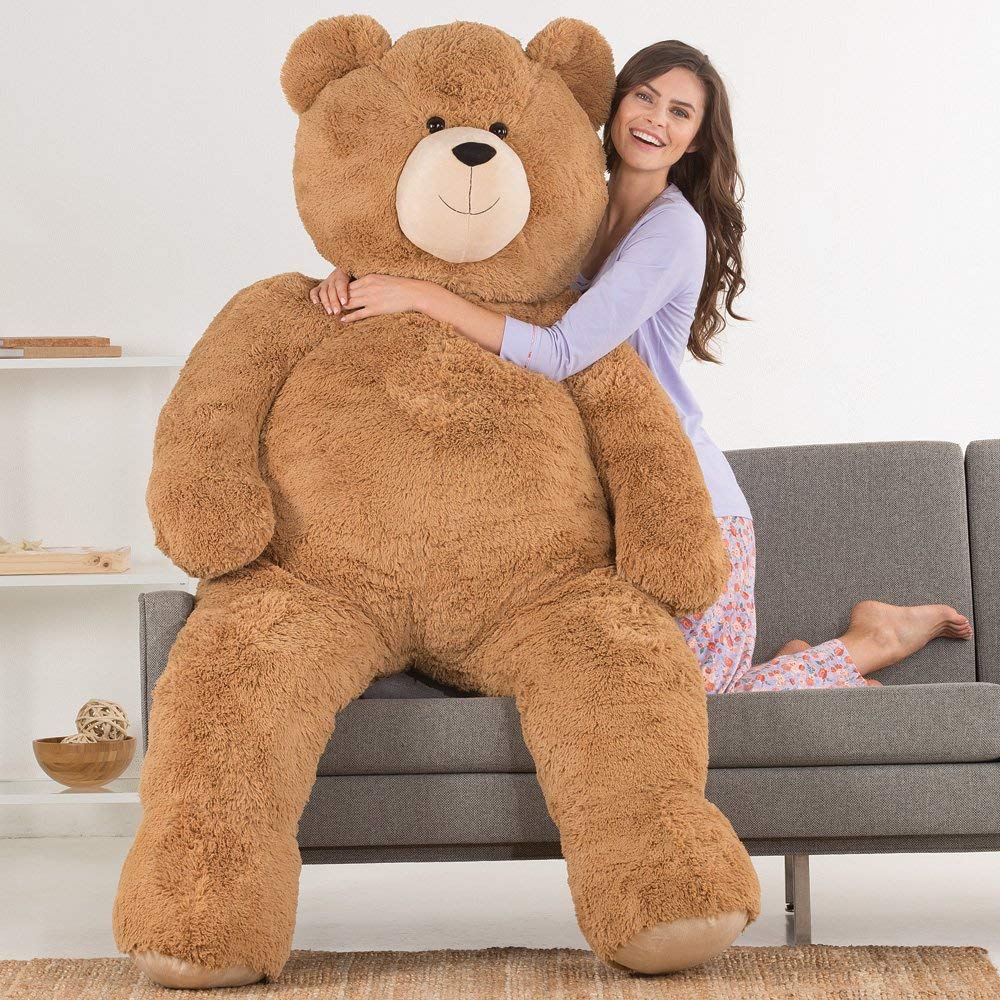 Vermont Teddy Bear Giant 6 Foot Plush Stuffed Animal - Brown Life Size Teddy Bear