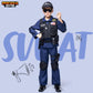 Spooktacular Creations Police SWAT Costume for Kids, Large (10-12 yrs), Blue, Polyester, Perfect for Halloween and Themed Parties
