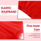 5 Layered Tutu Skirt For Kids Tulle Tutu Skirt With Tube Socks Princess Runners Costumes Cosplay For Girls Kids (Red)