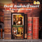 Fsolis Book Nook Kit, Diy Miniature Room House Kit For Adult Activities Decorative Bookend Bookshelf Bookcase Decor Birthday Holiday Gifts For Women Teens (Rose Detective Agency)