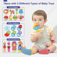AZEN 18Pcs Baby Toys 6 to 12 Months  Baby Rattles 6-12 Months  Newborn Infant Toys 6-12 Month