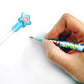 TINYMILLS 24 Pcs Airplane Multi Point Stackable Pencil with Eraser for Airplane Airshow Birthday Party Favor Prize Carnival Good