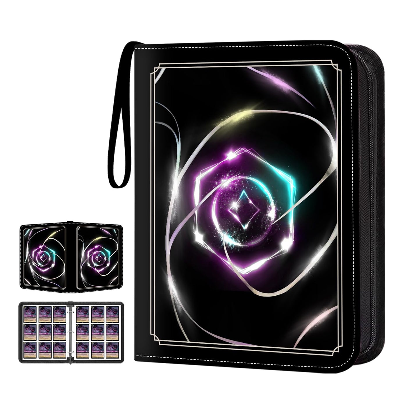 LOMONEH Card Binder for Lorcana Cards enhanced 9 Pocket Trading Card A Toytooth LOMONEH Card Binder for Lorcana Cards enhanced 9 Pocket Trading Card A Toytooth