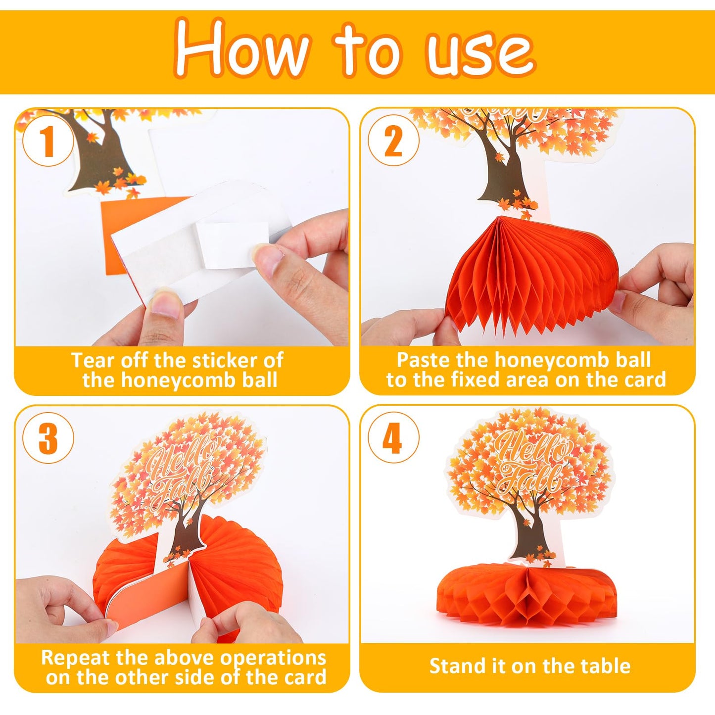 DTOFOOT Fall Party Decorations,10 Pcs Fall Table Decorations Centerpieces Fall Table Centerpieces for Thanksgiving Table Decor F