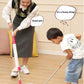 Mini Mop Small Mop For Kids Housekeeping Pretend Play Cleaning Toy Gift For Boys Girls (Yellow)