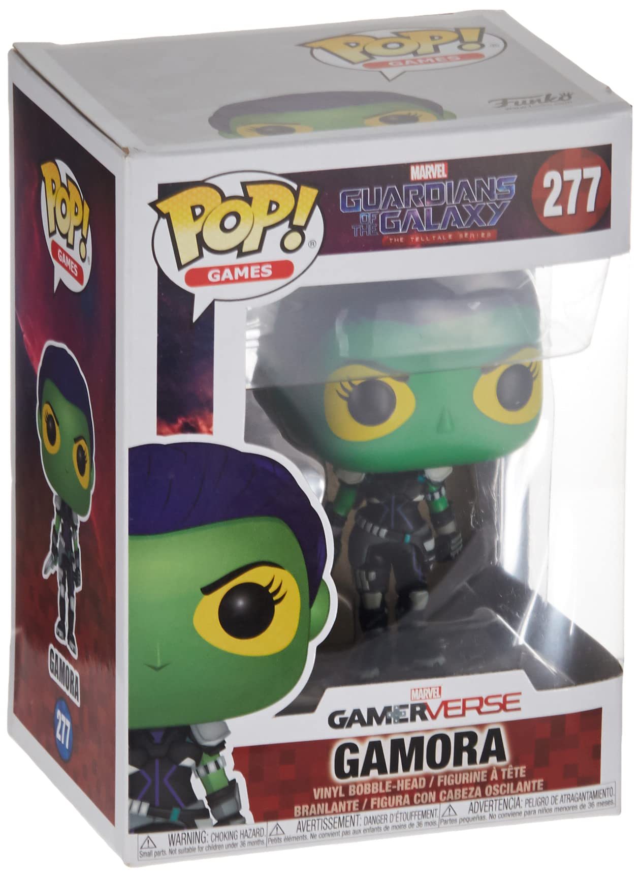 Funko Pop! Marvel Games: Guardians Of The Galaxy Telltale Series Gamora Collectible Figure