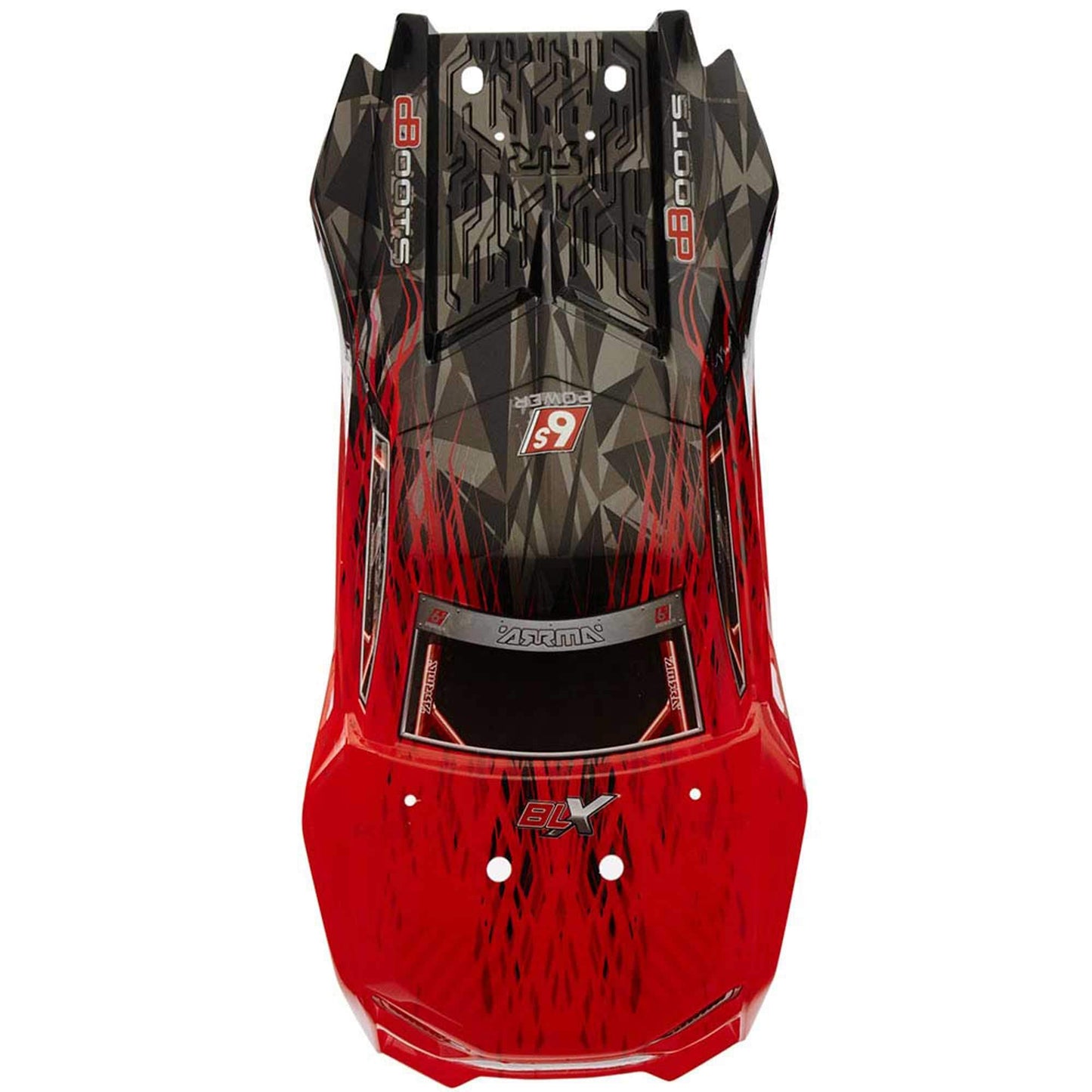 ARRMA AR406135 Body Red/Black Pntd W/Decal Talion 6S BLX