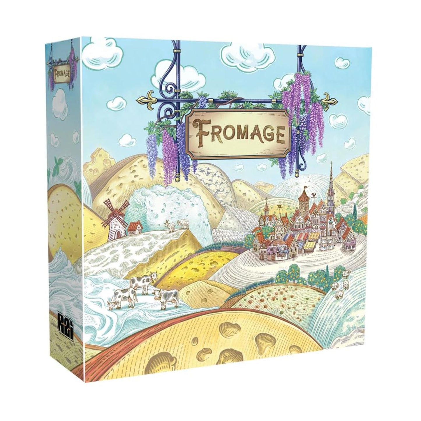Road to Infamy R2i Games Fromage Board Game - French Cheesemaking, 1-4 Players, 30 Min Playtime, Cardboard, Multicolor, Model: FROMAGESE