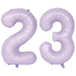 40 In Matte Purple Number Balloons Helium Foil Mylar Balloon Birthday Party Banquet Decoration Digital 23
