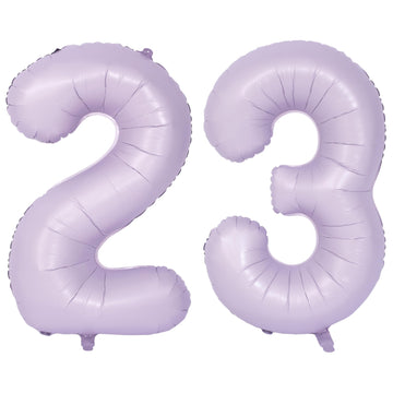 40 In Matte Purple Number Balloons Helium Foil Mylar Balloon Birthday Party Banquet Decoration Digital 23