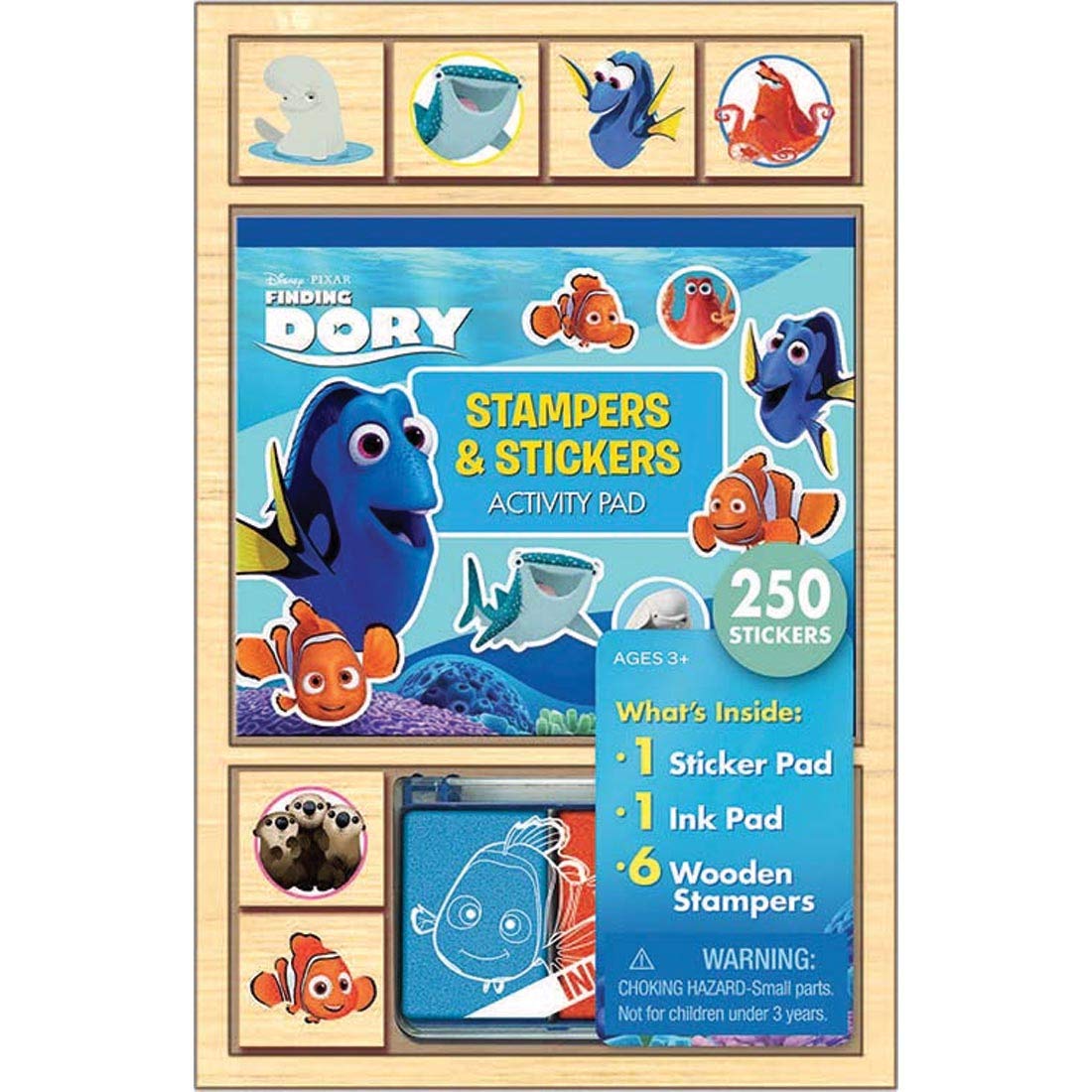 Bendon Finding Dory Small Wooden Stamp Set