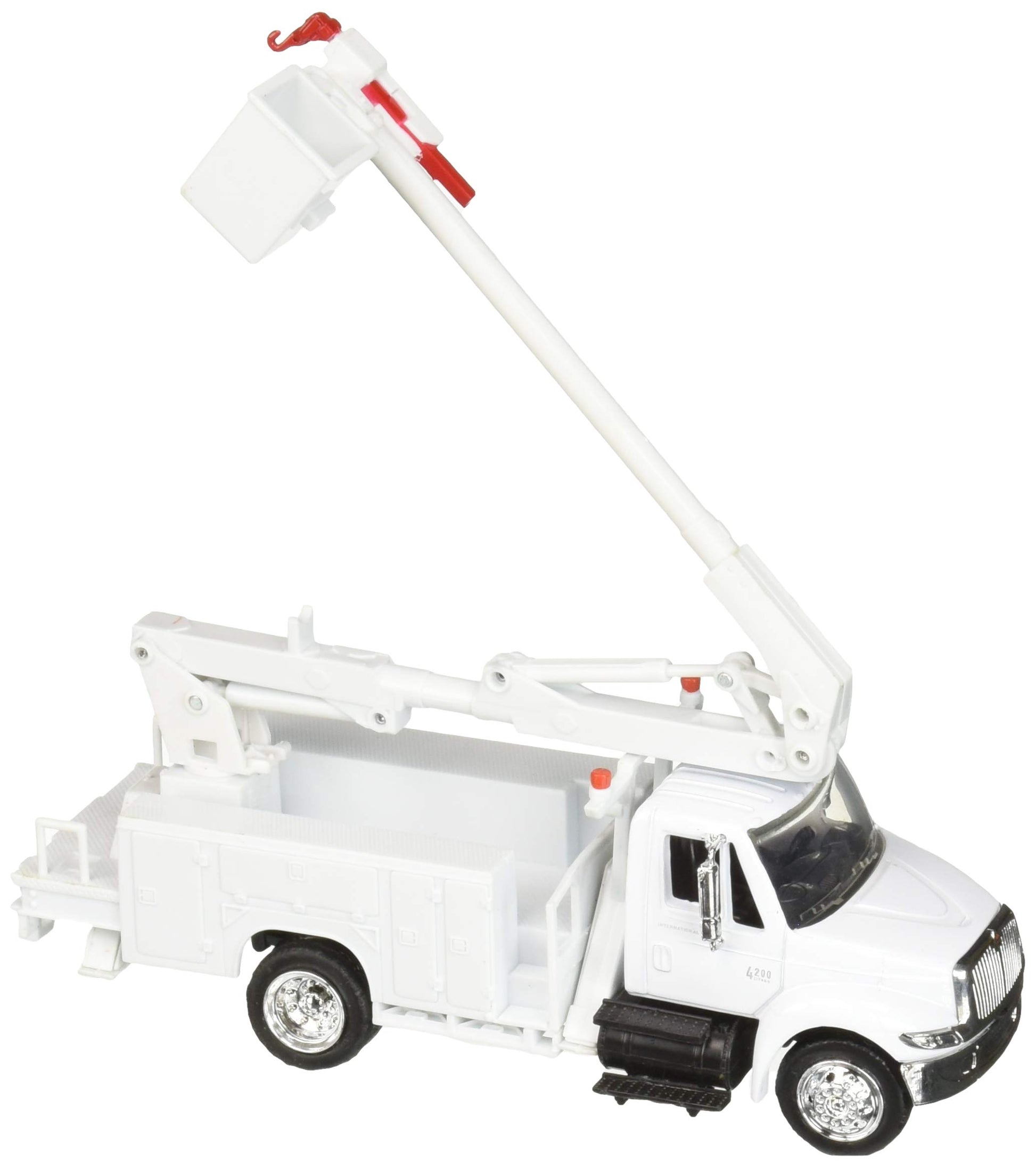 New Ray International 4200 Line Maintenance Service Truck White Long Haul Trucker Series 1/43 Diecast Model